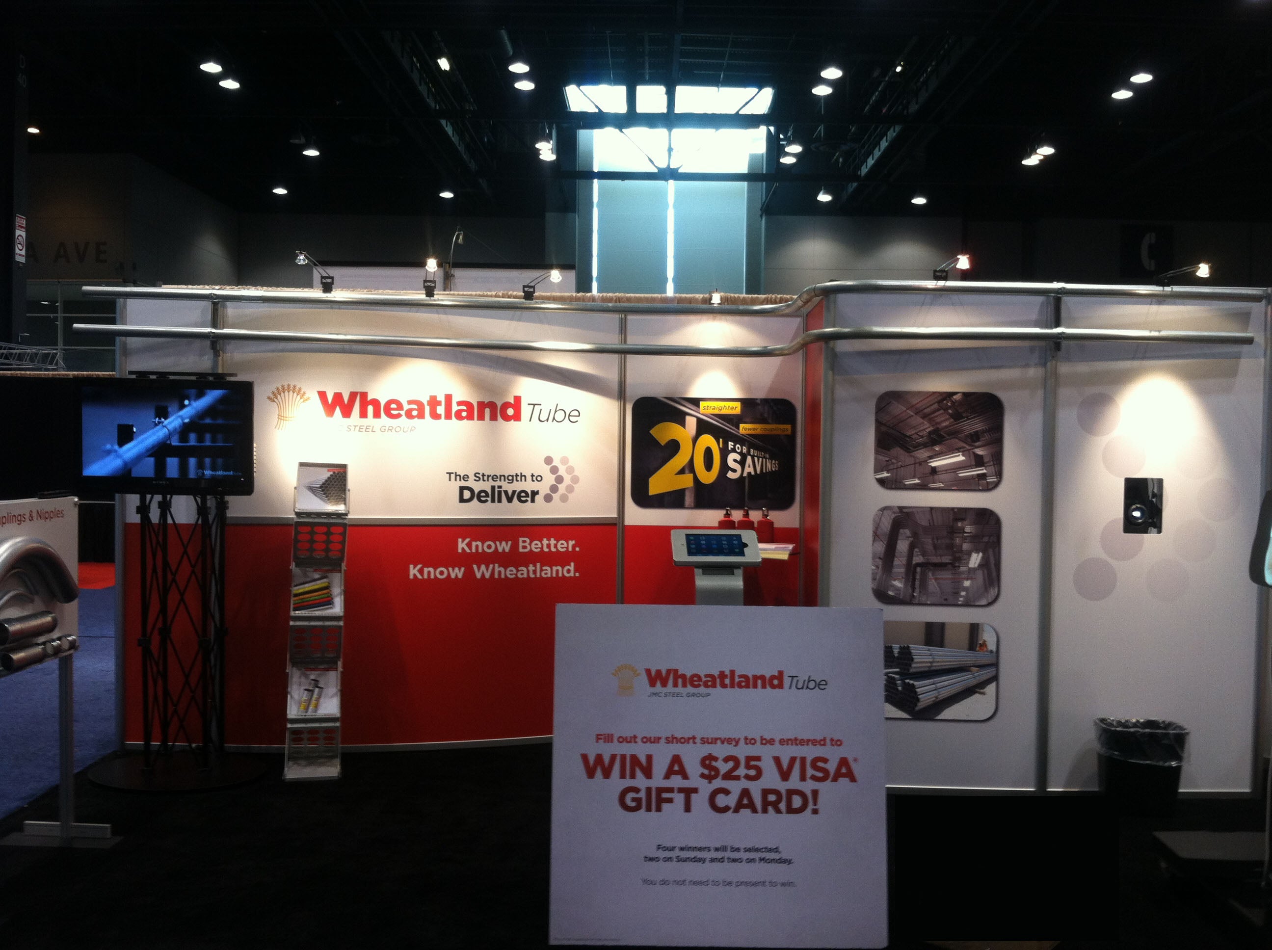 Wheatland Tube Trade Show Booth Main