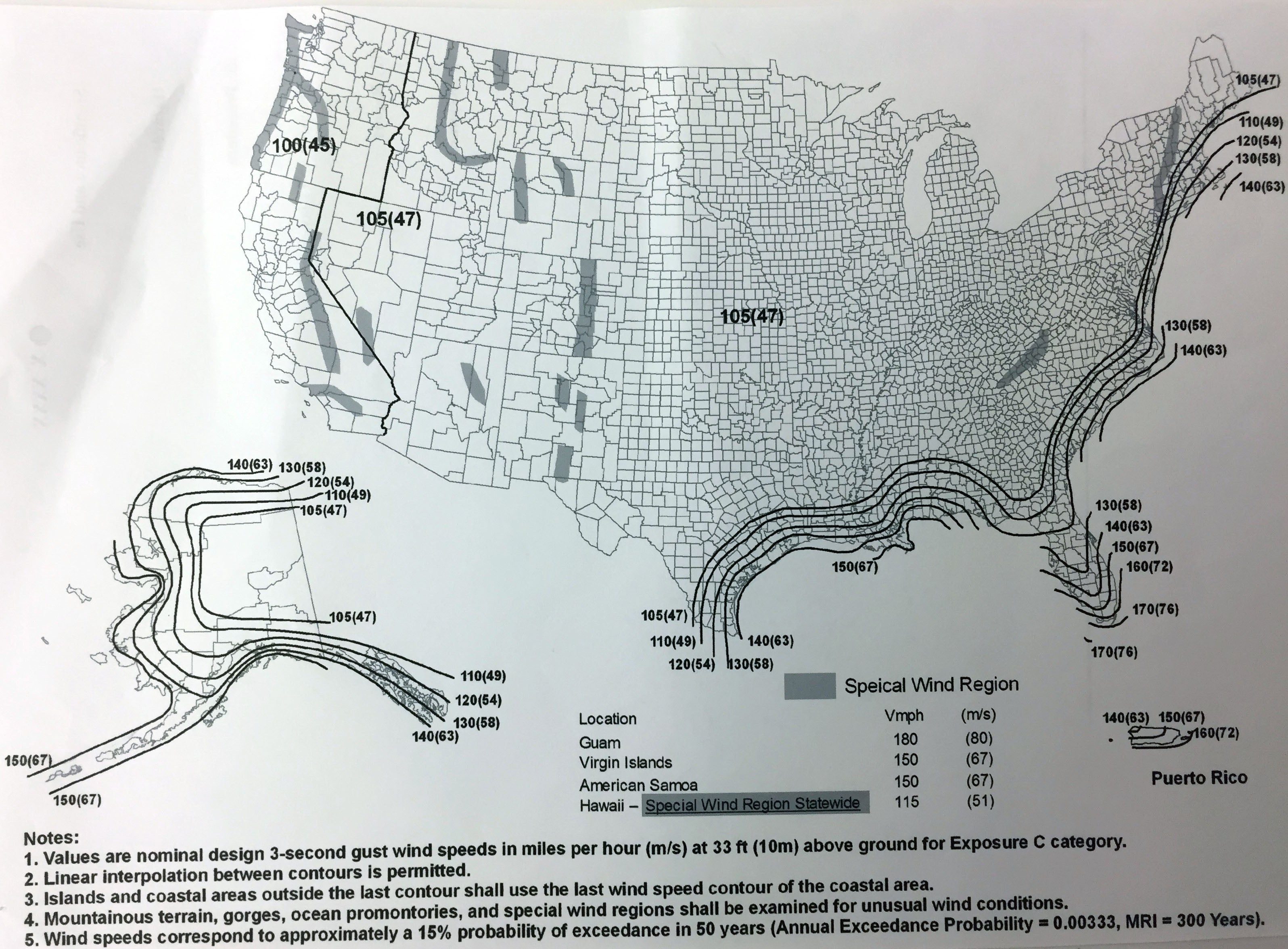 ASCE 7 10 wind map