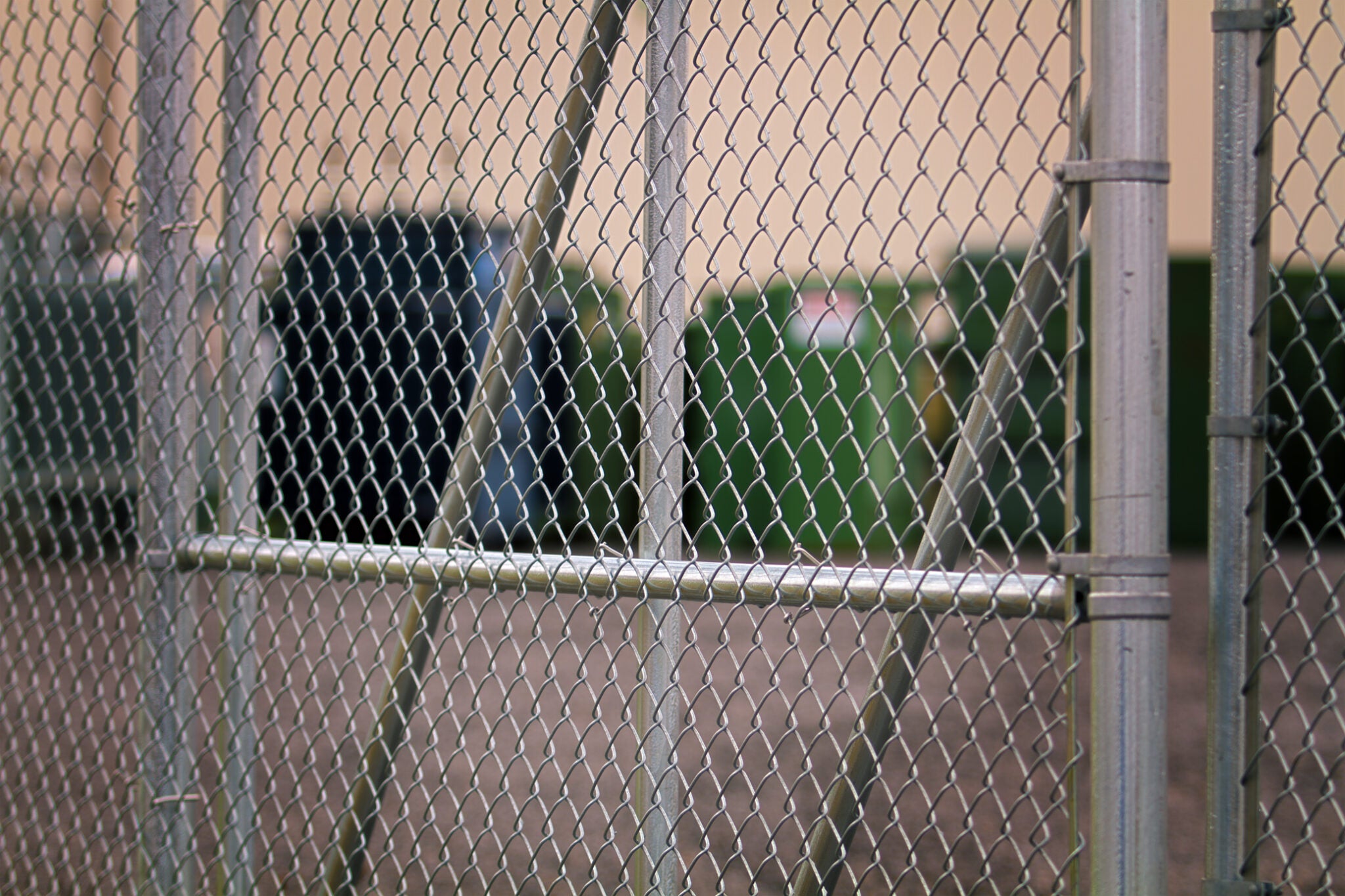 A picture of Wheatland Tube's 100% domestic steel fence framework